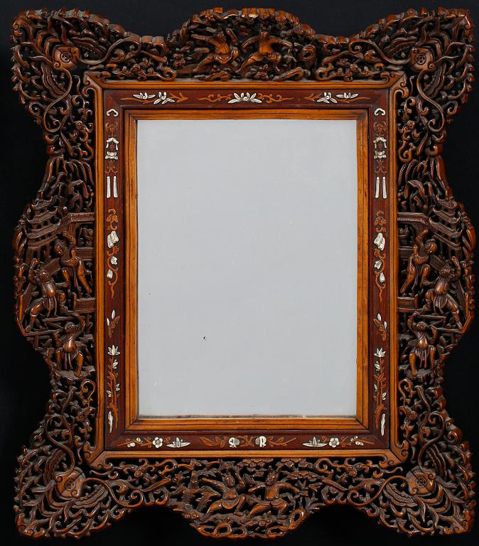 An oriental mirror from the 20th century.