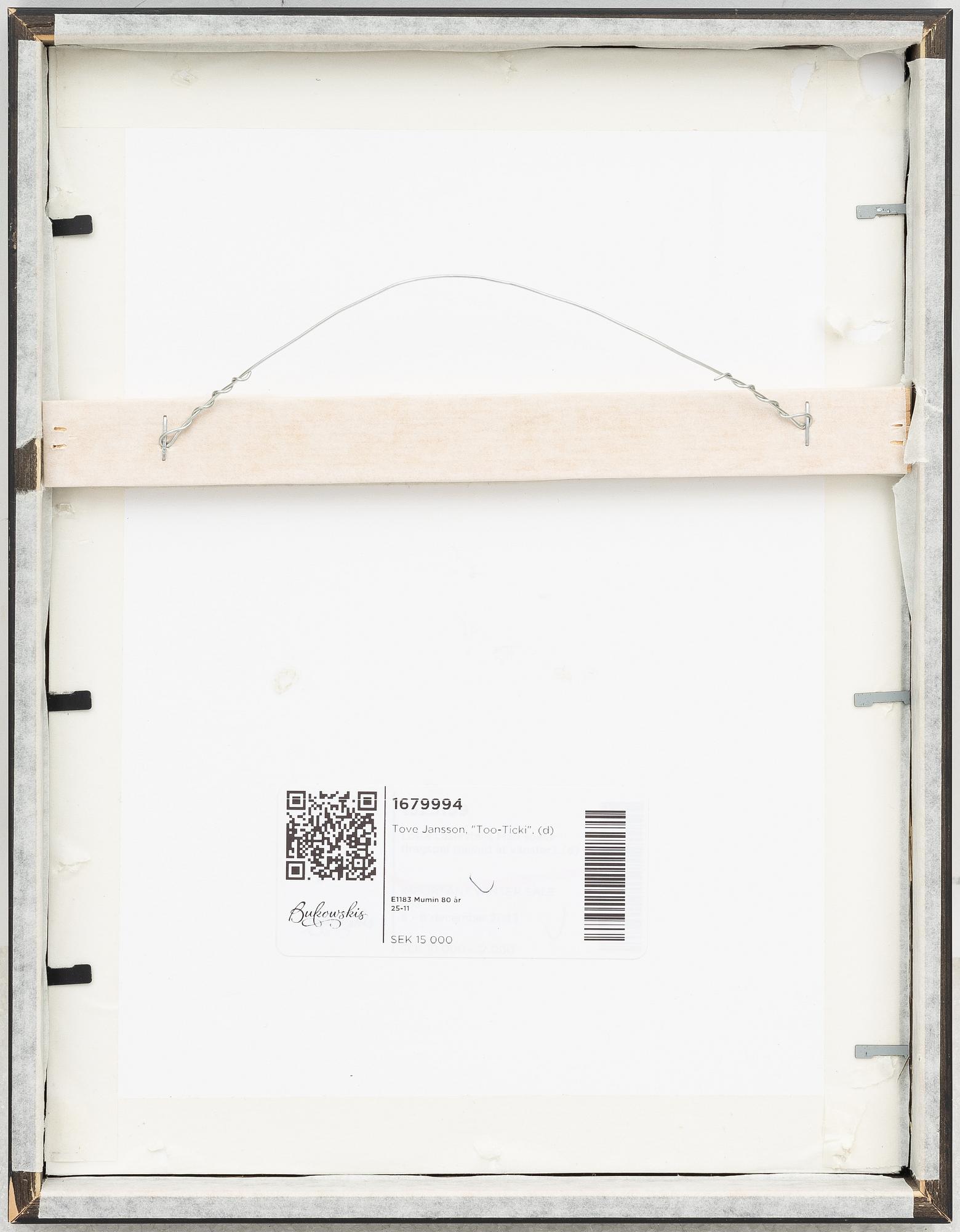 Tove Jansson, 'Too-Ticki'.