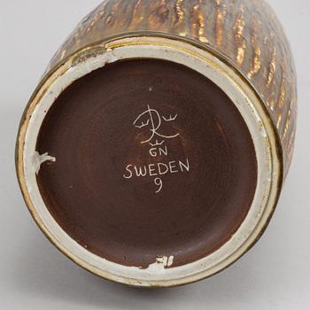 A stoneware floor vase by Gunnar Nylund, Rörstrand.