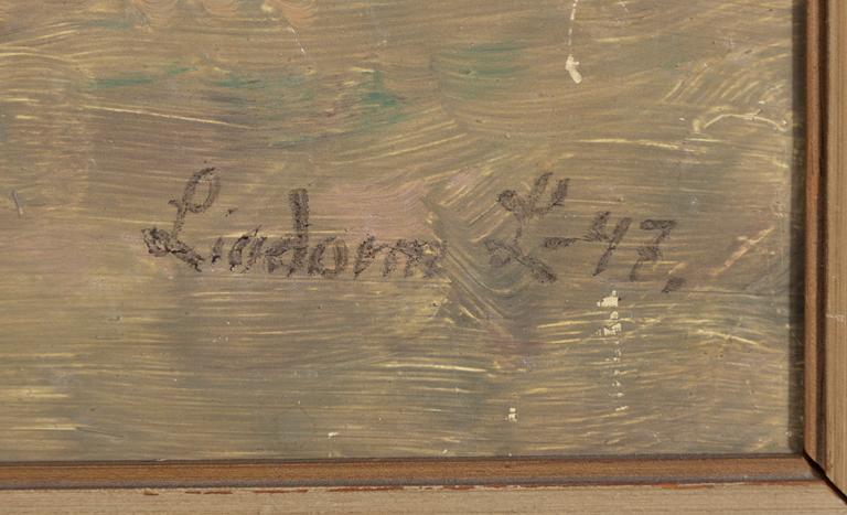 Lindorm Liljefors, Autumn Landscape.