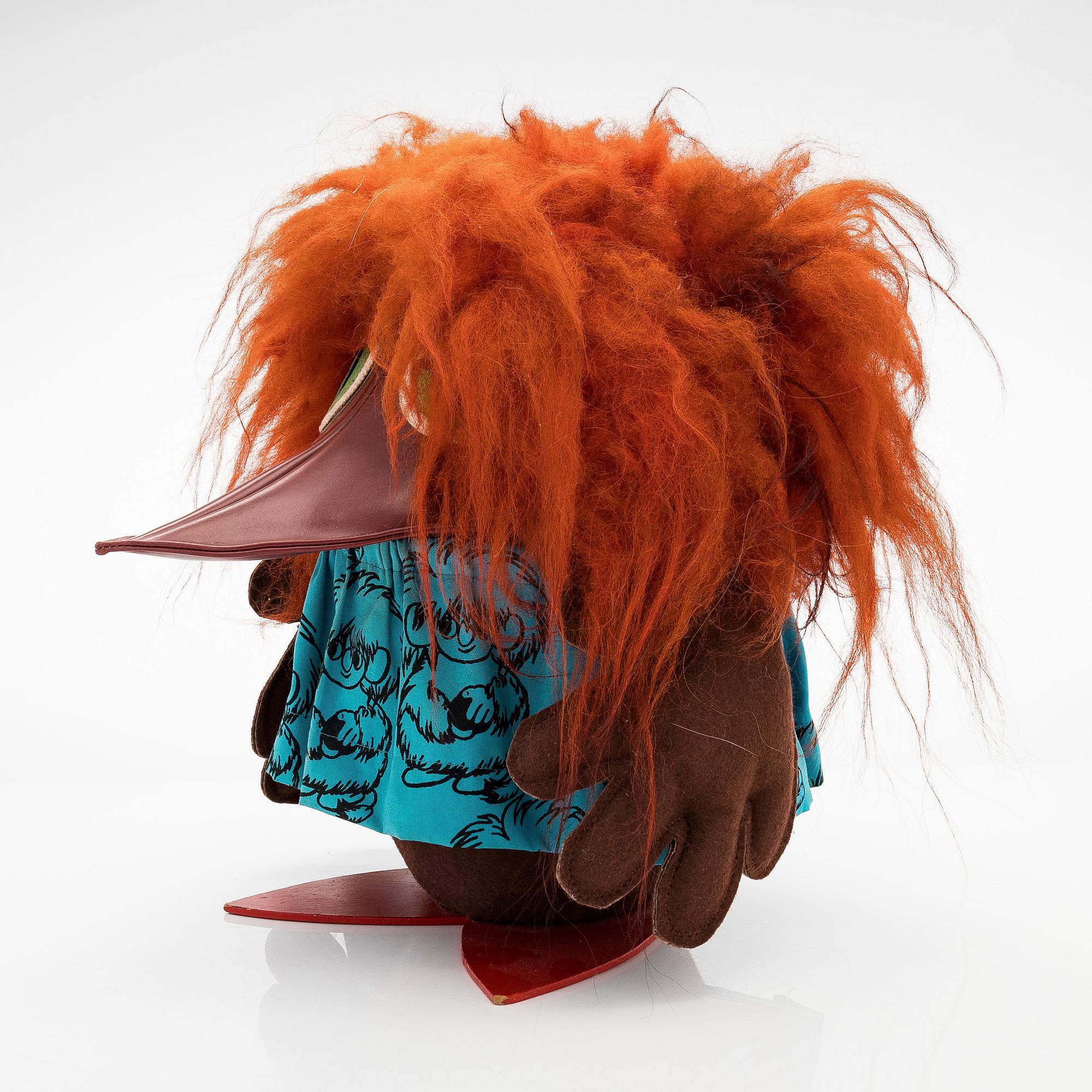 Helena Kuuskoski, A "Hamsteri" puppet for Atelier Fauni, Järvenpää 1960s-70s.