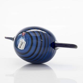 Oiva Toikka, årsfågel 2018, "Pilot", signerad O. Toikka Iittala 2018.