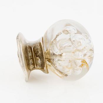 Björn Weckström, ring, "Mannen i kosmos", silver och akryl, Lapponia 1978.