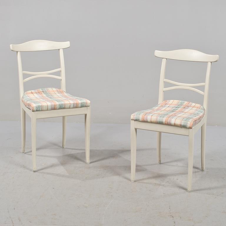 STOLAR, ett par, Carl Malmsten, Bodafors, 1960.