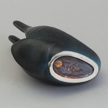 A figurine and bowl by Gunnar Nylund, Rörstrand.