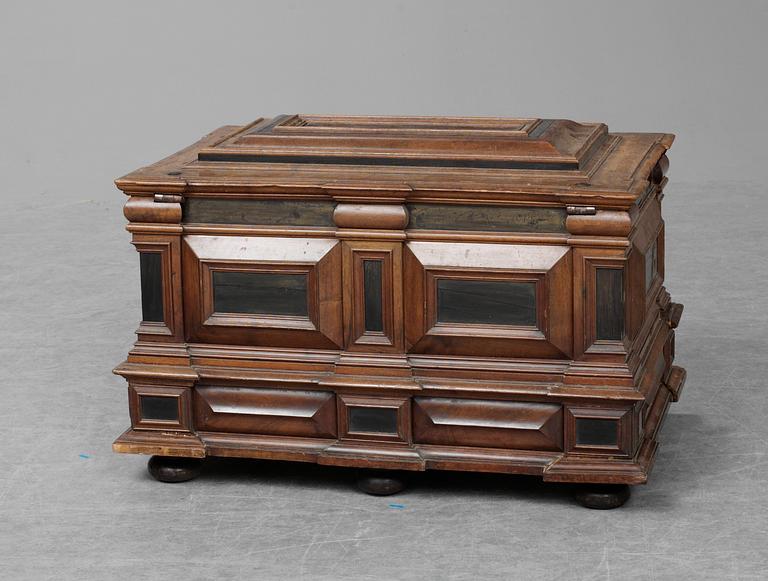 A Swedish Baroque, probably a guild's, casket.