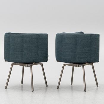 Nendo, stolar, ett par, "Torii", Minotti, Italien.