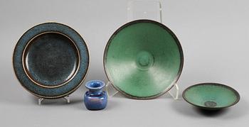 PARTI KERAMIK, 4 delar, Stig Lindberg Gustavsberg.