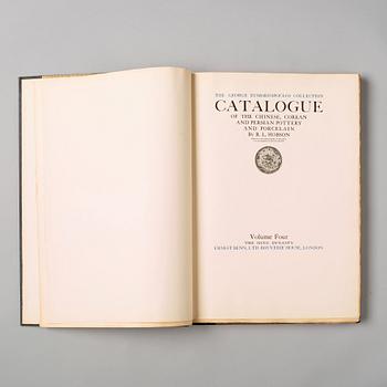 RL Hobson, "The Catalogue of the Eumorfopoulos Collection of Chinese, Corean and Persian pottey, Volym I-VI.