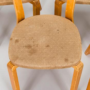 Alvar Aalto, A set of five 'model 69' chairs, for O.Y. Huonekalu- ja Rakennustyötehdas A.B. 1940s.