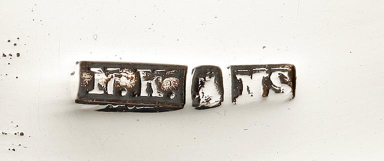 LJUSSTAKAR, ett par, nysilver, sengustaviansk stil, Stockholm, 1900-talets första hälft.