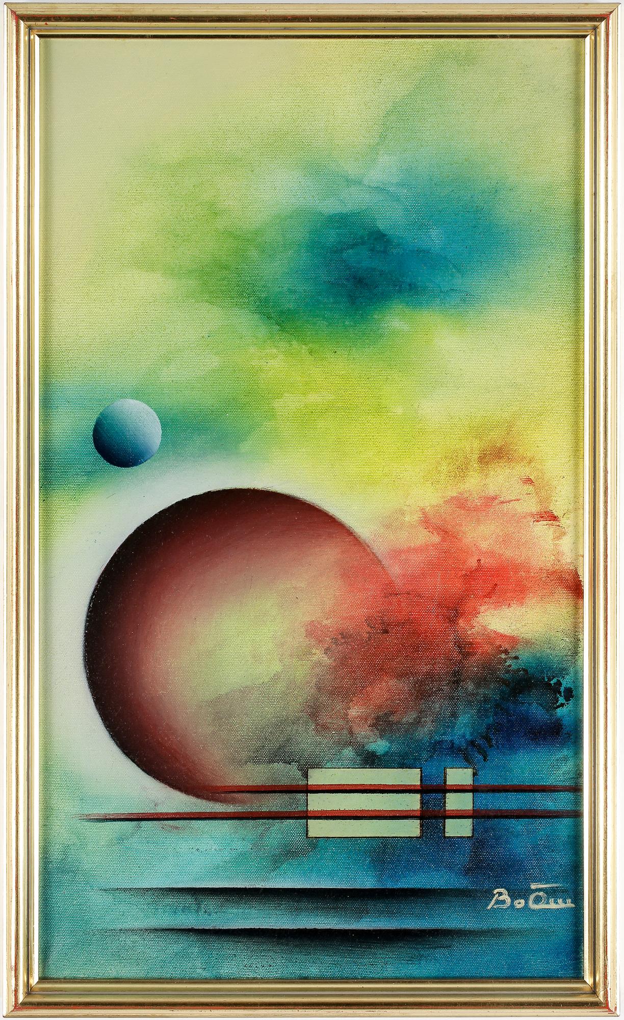 BO ÖRN, olja på duk, signerad.