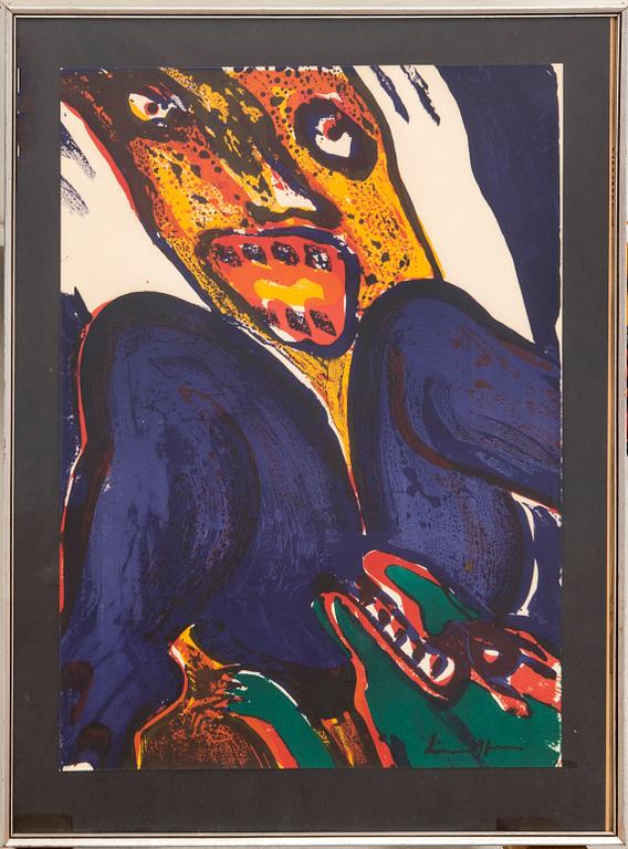 Bengt Lindström, lithograph signed and numbered 58/150.