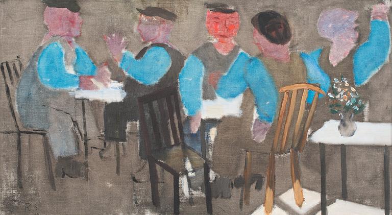 Ragnar Sandberg, "På restaurang" (At the restaurant).