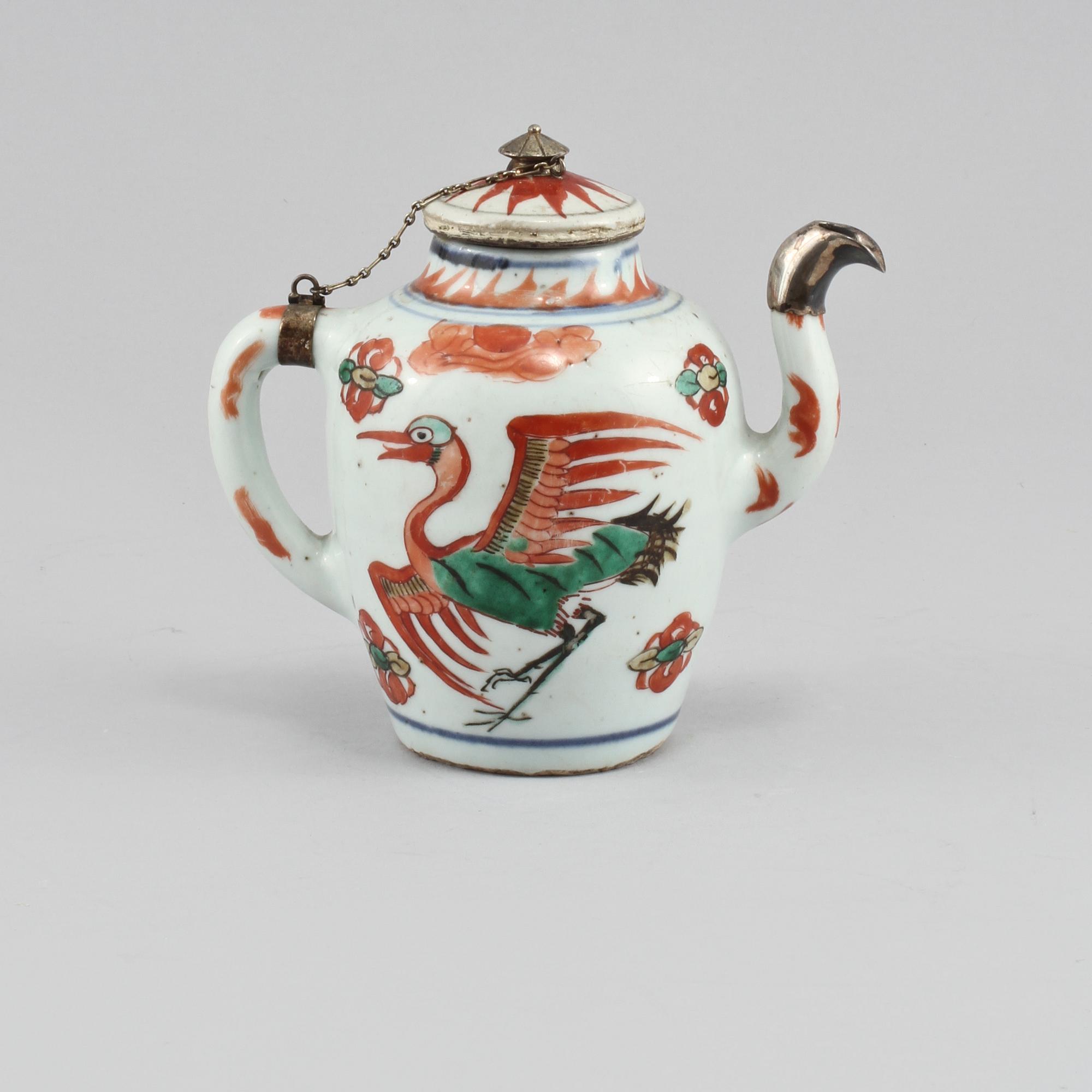 KANNA, porslin, Kina, 1700-tal.