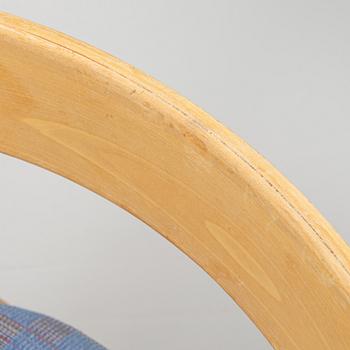 Alvar Aalto, six model 69 birch chairs, Artek, Finland.