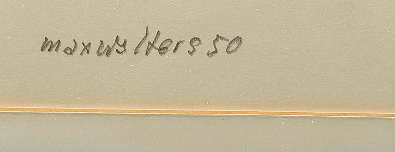 MAX WALTER SVANBERG, litografier, 2 st, sign o dat 50.