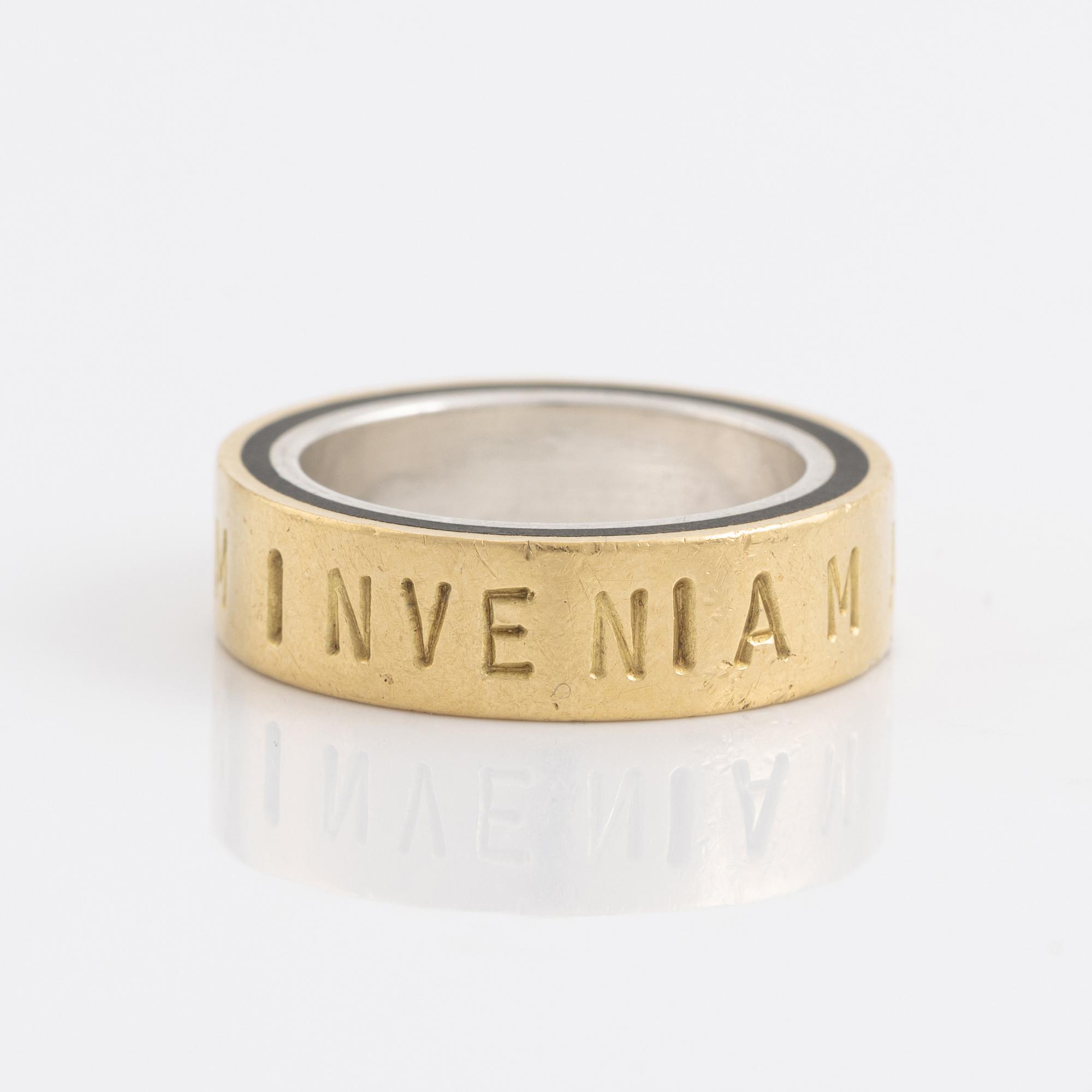 Elmqvist & Roll, sterling silver, bakelite , 18K guld.