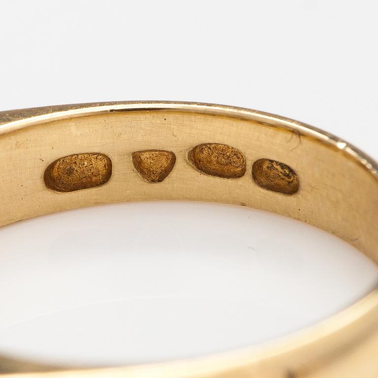 SORMUS, 18K kultaa, timantteja n. 0.50 ct yht. Suomi.