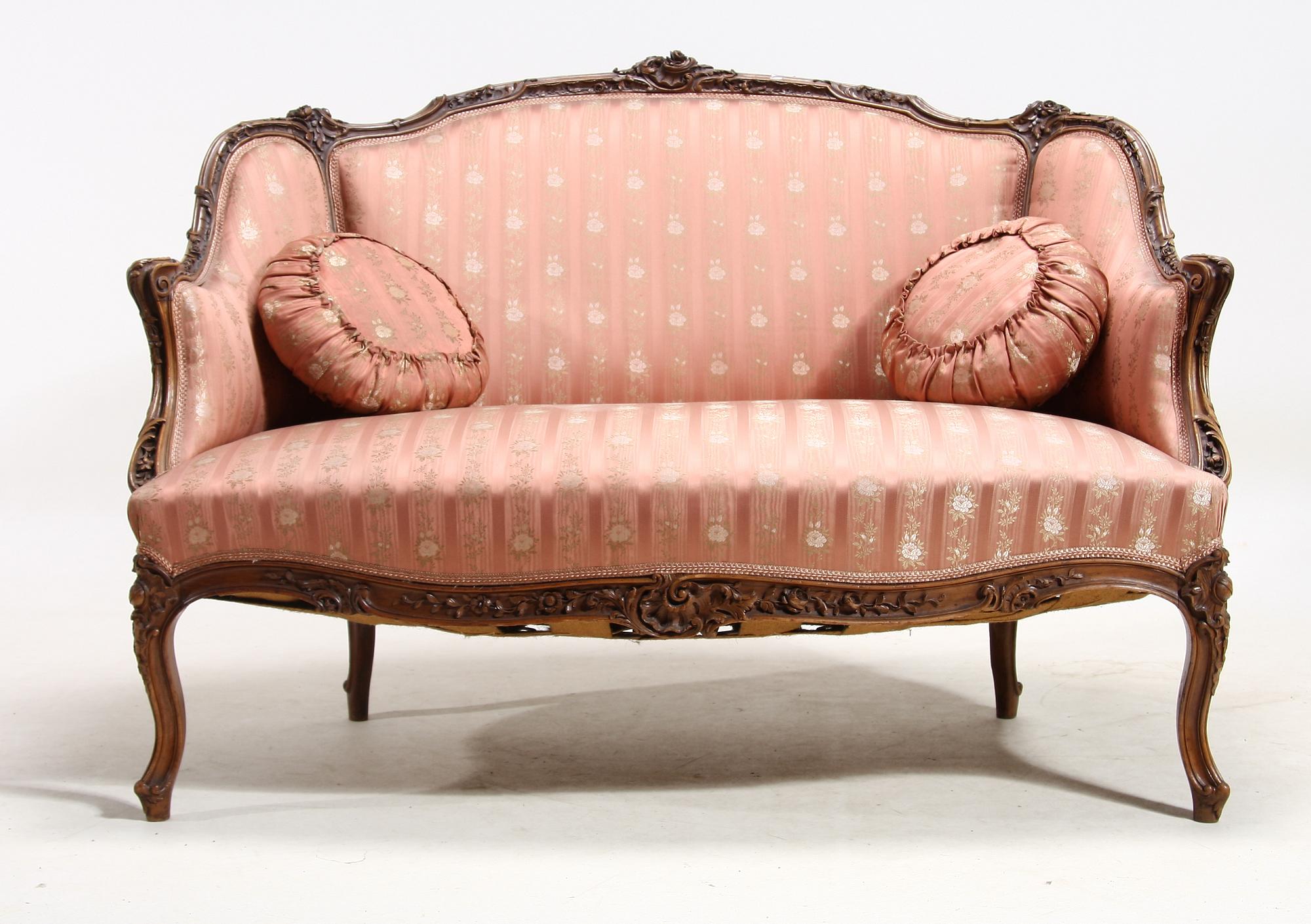 SOFFA, rokokostil, 1800-talets slut.