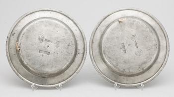 FAT, ett par, tenn, Lars Lundwall, Jönköping, verksam 1761-1782.