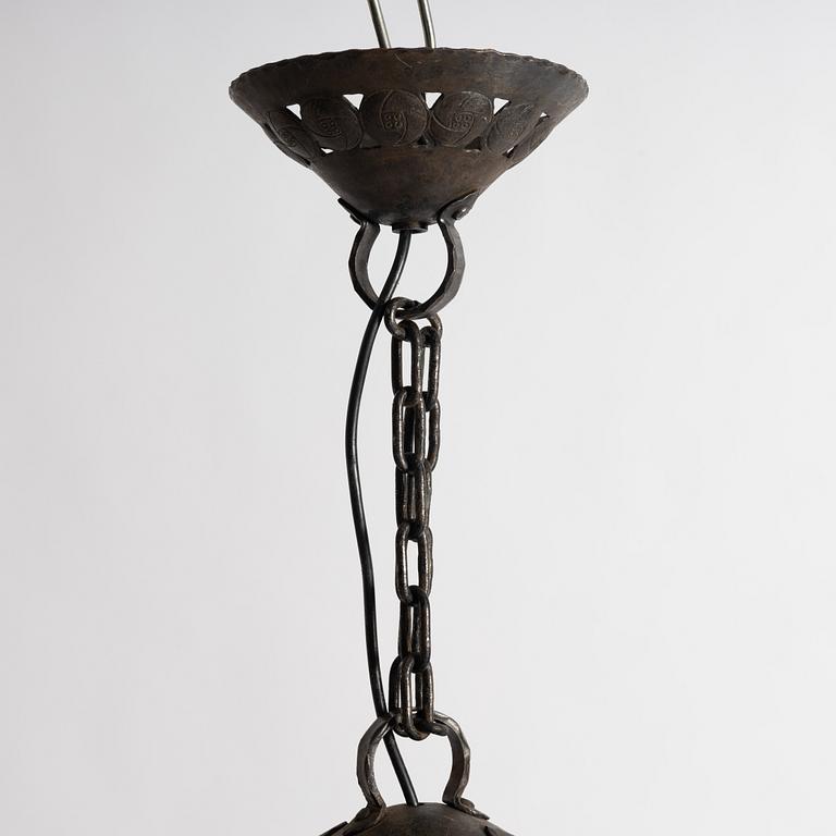Arvid Böhlmarks Lampfabrik, a ceiling lamp model "5345", Stockholm, 1910s.