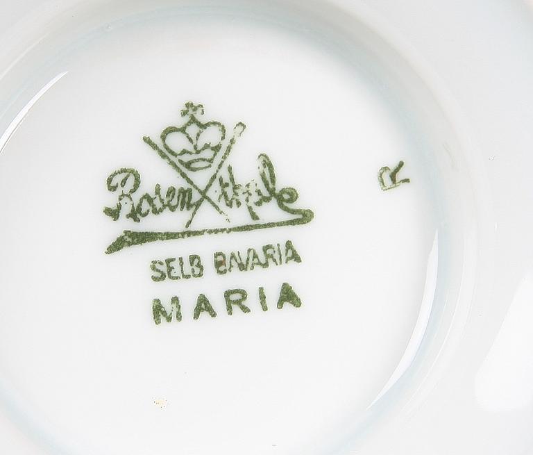 MAT- OCH KAFFESERVIS, 94 delar, porslin, "Maria", Rosenthal.