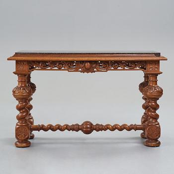 A Swedish 19th century porphyry top table.