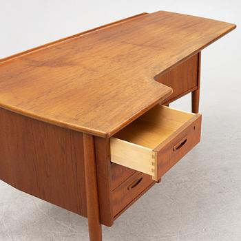 Göran Strand, teak writing desk, 1950's/60's.