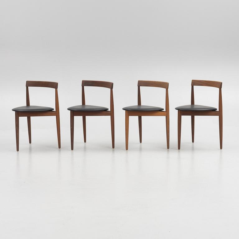 Hans Olsen, four 'Roundette' chairs, Frem Røjle, Denmark, 1950's/60's.