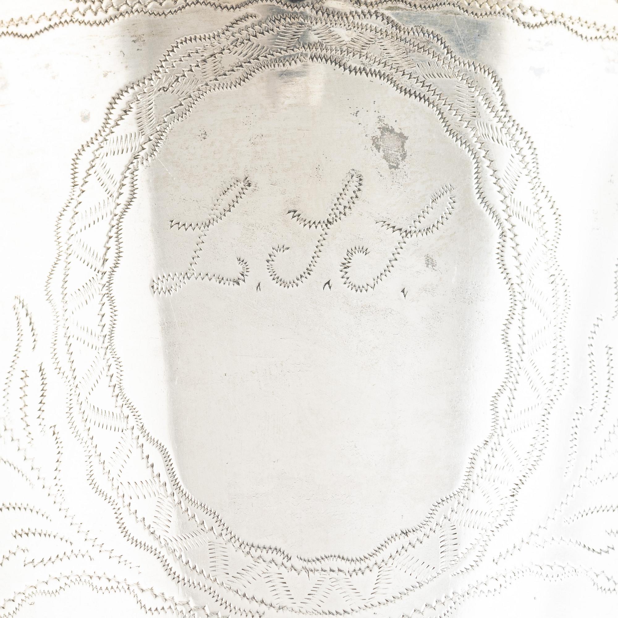 A silver beaker by Nils Tornberg, Linköping 1810.