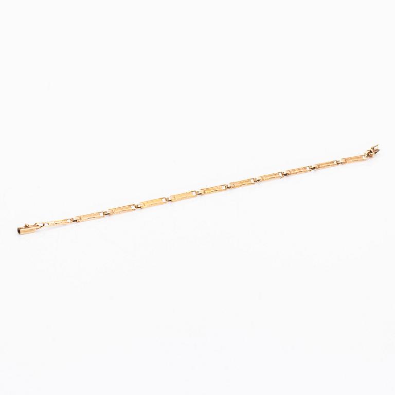 Björn Weckström, armband "Seita", 14K guld. Lapponia 1977.