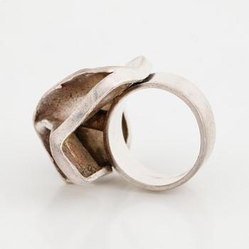Björn Weckström ring "Magmassa" silver.