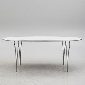 Piet Hein & Bruno Mathsson, table, "Superellipse" Fritz Hansen, Denmark,.