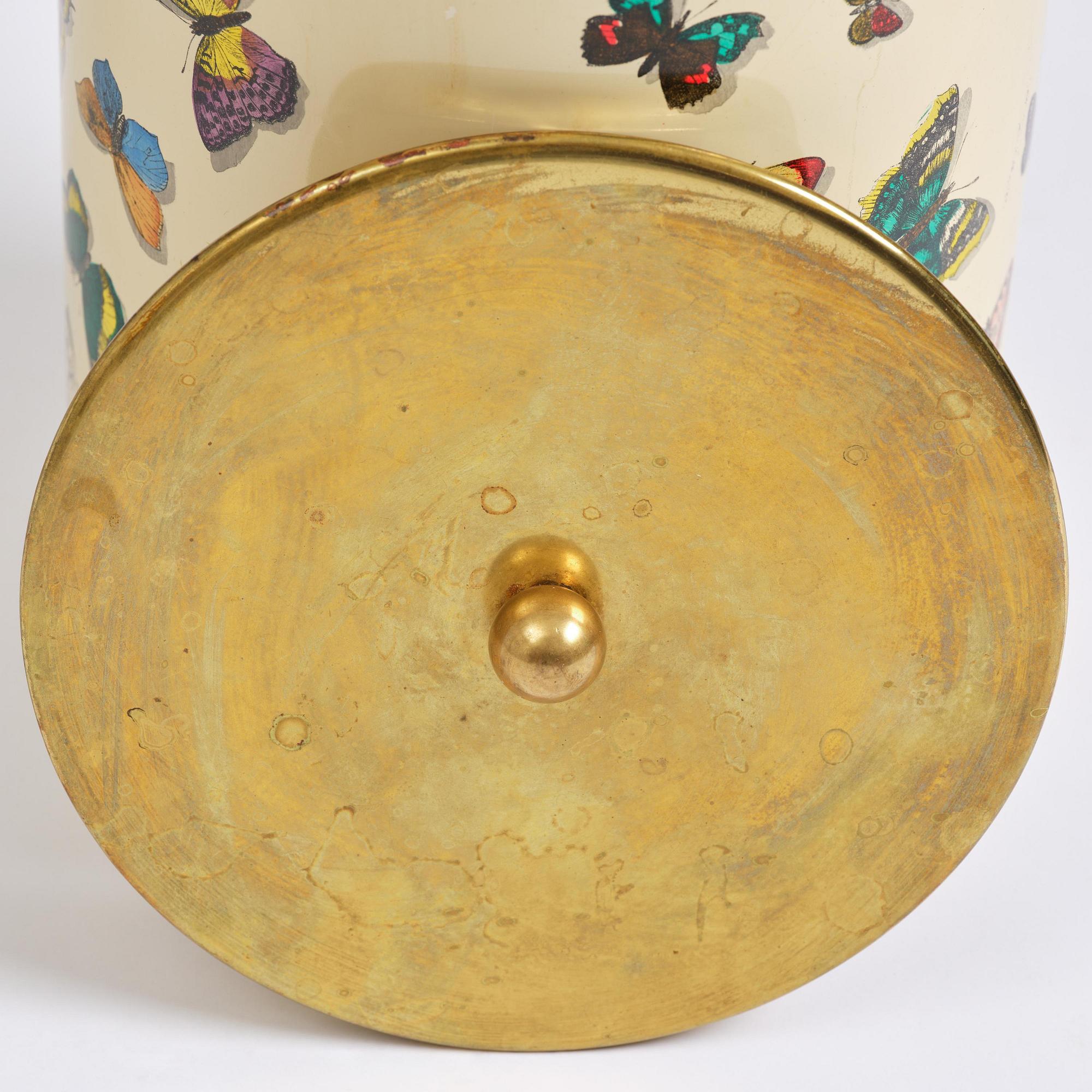 Piero Fornasetti, paraplyställ med lock, Milano, Italien.