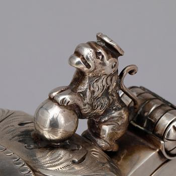STOP, silver, barockstil, C. Michelsen, Danmark, 1900-talets mitt. vikt ca1000g.