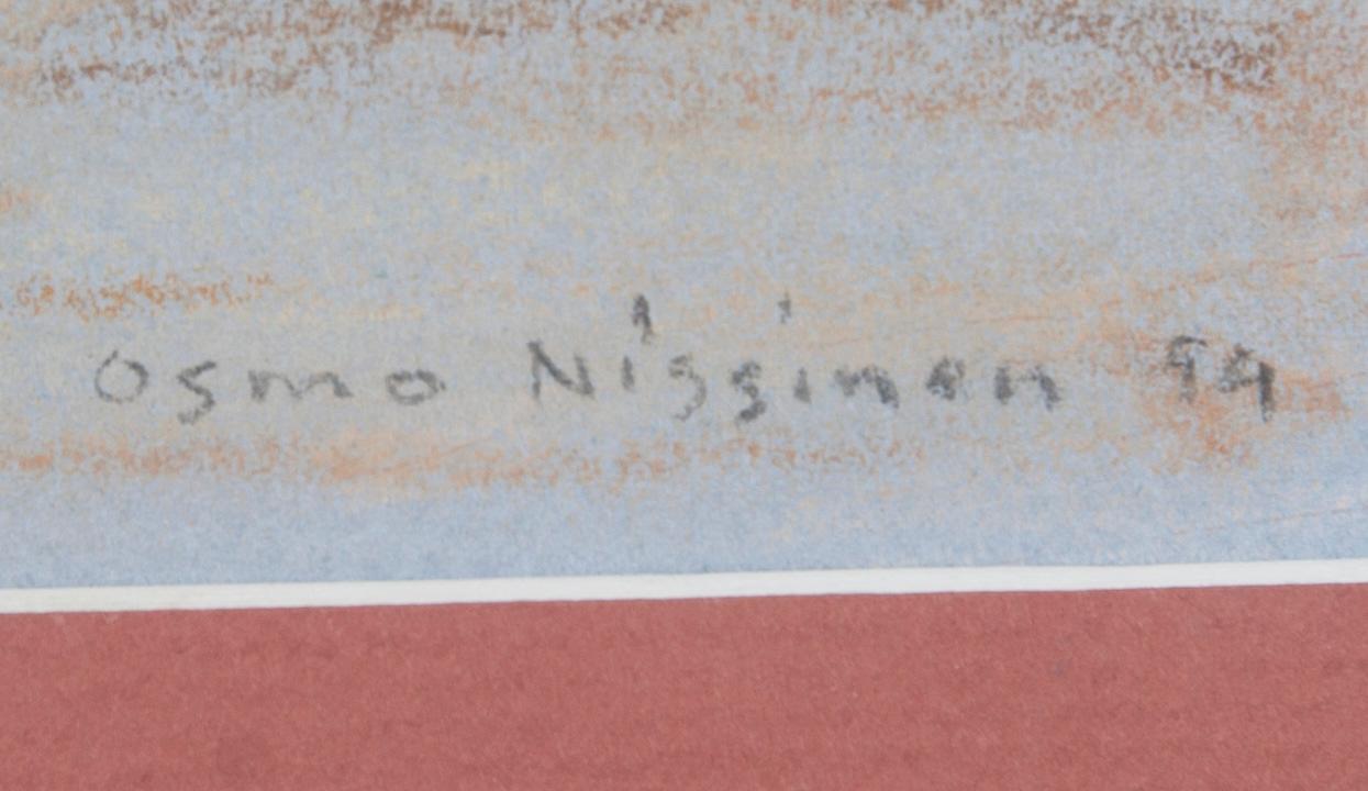 OSMO NISSINEN, pastell, signerad och daterad -94.