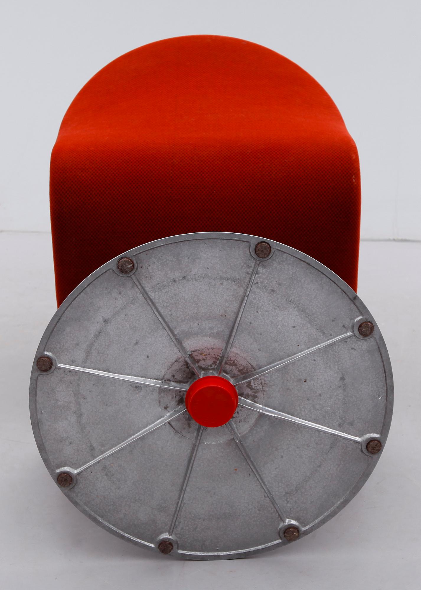 STOL, Verner Panton, "System 1-2-3", Fritz Hansen, Danmark 1970-tal.