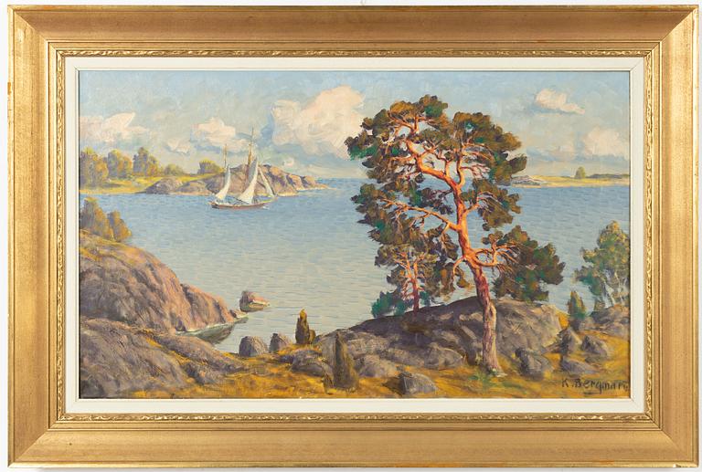 Karl Bergman, Sunlit Archipelago Landscape.