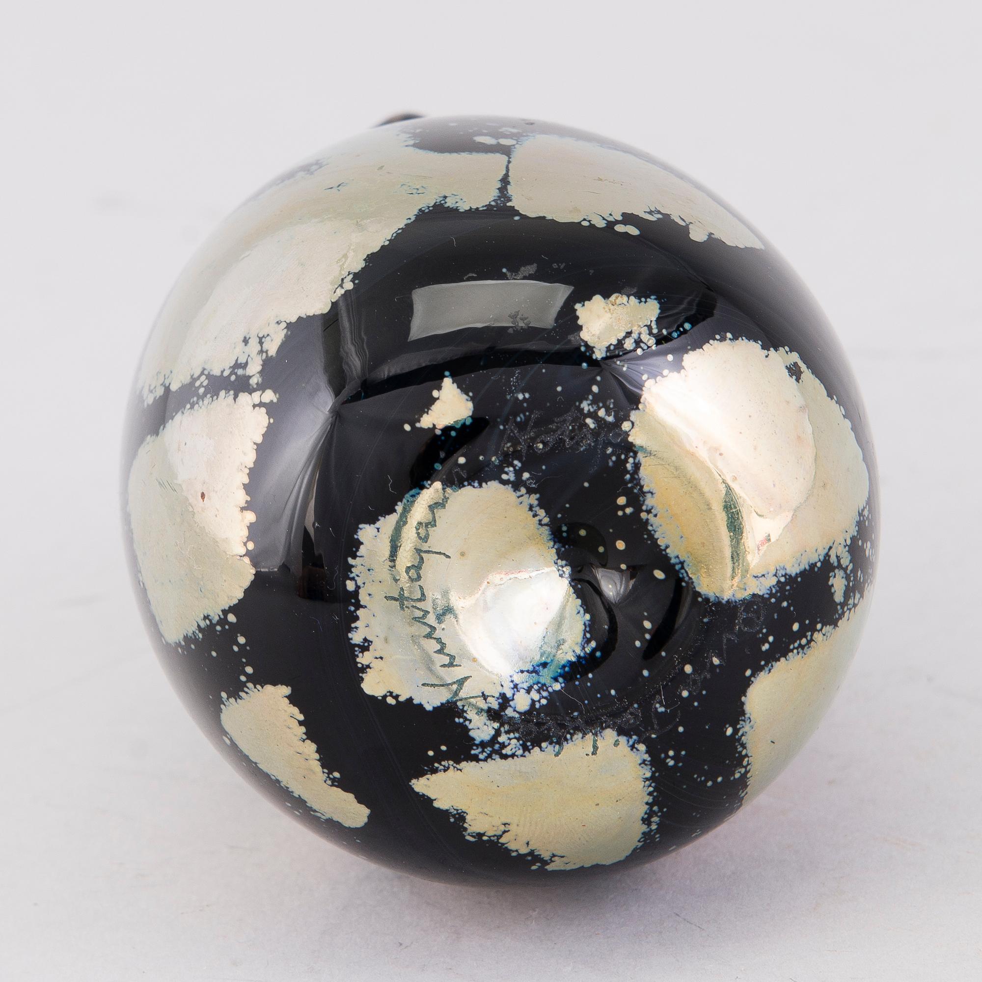 OIVA TOIKKA, TAIDELASI, uniikki, signeerattu Oiva Toikka Nuutajärvi Notsjö.