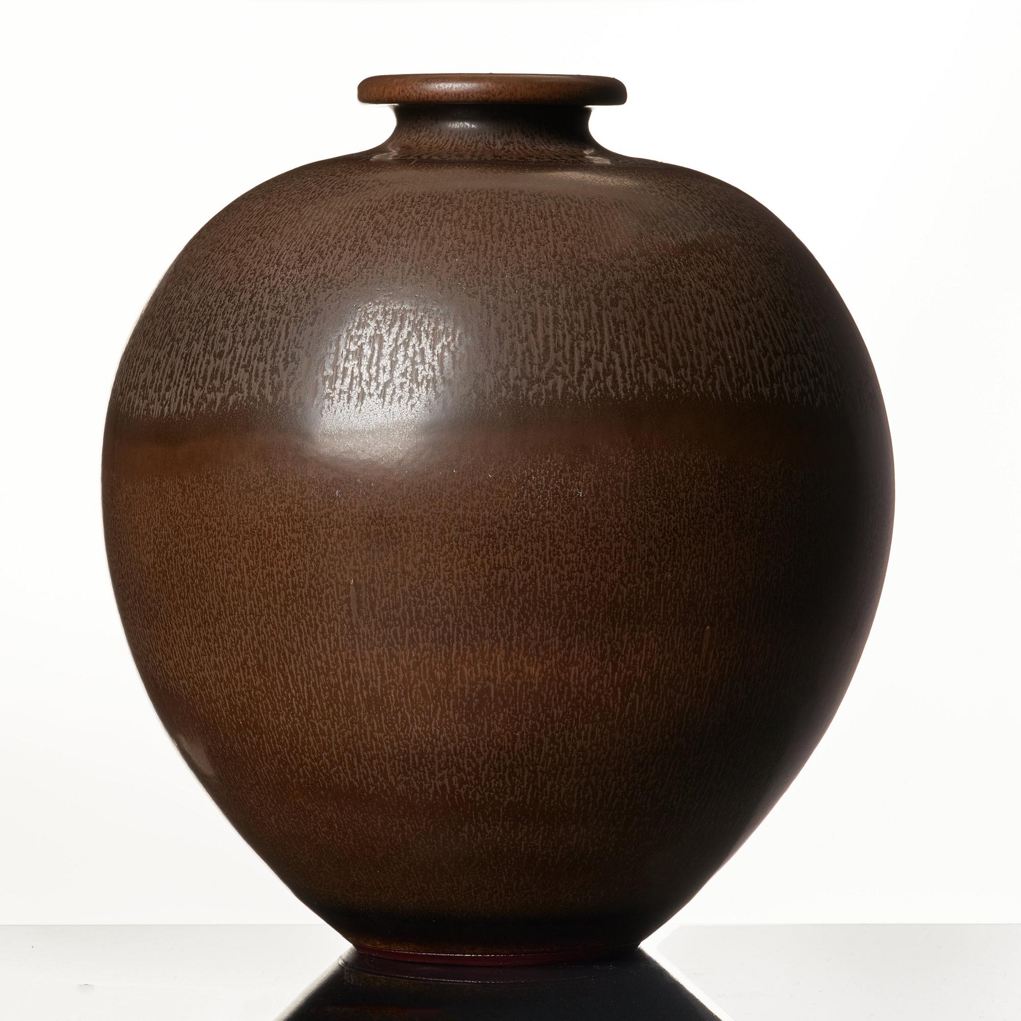 Berndt Friberg, a large stoneware urn, Gustavsberg studio, Sweden, 1968.