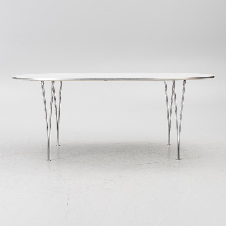 Bruno Mathsson & Piet Hein, dining table, “Superellipse”, Fritz Hansen, Denmark.