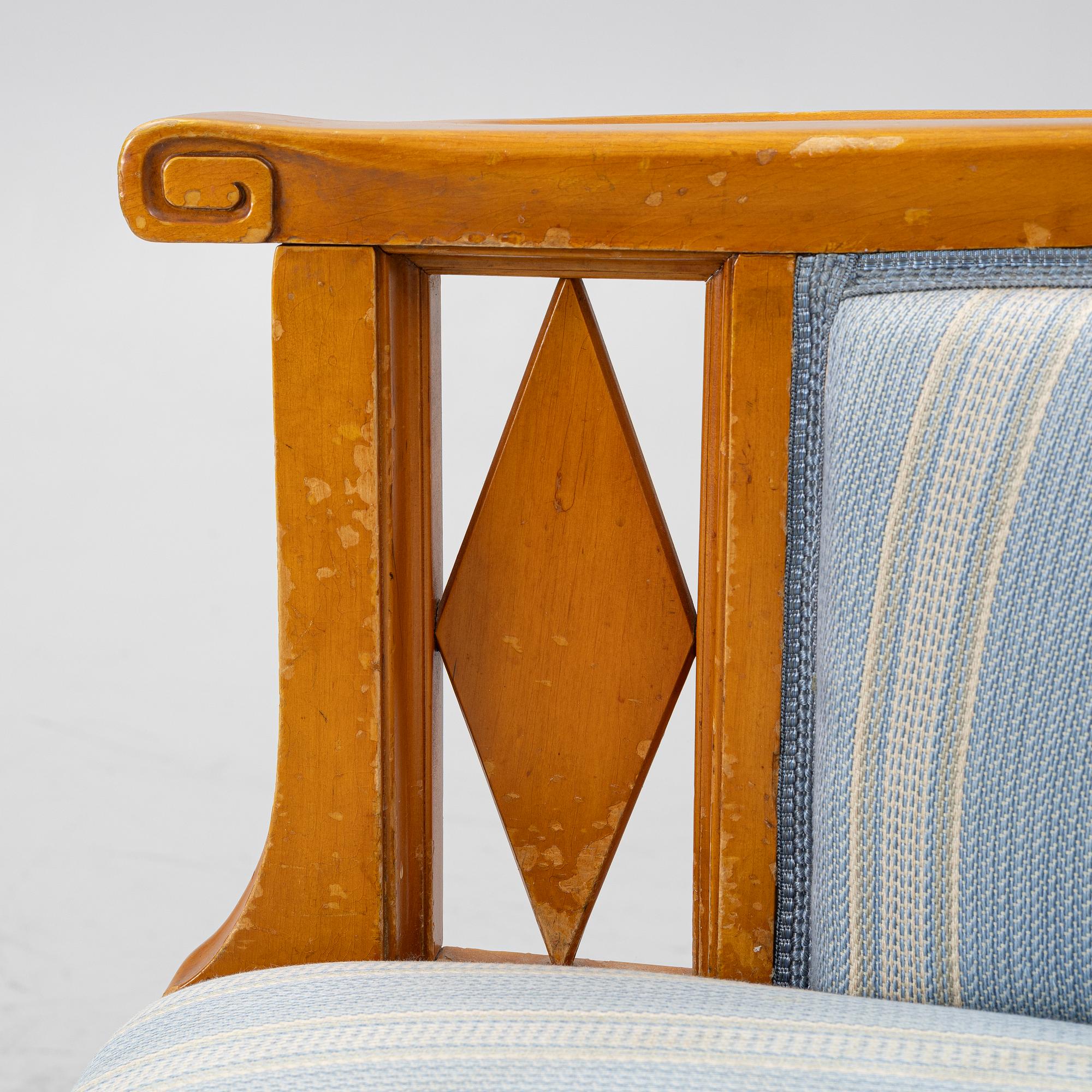 A pair of armchairs, Nordiska Kompaniet, first half of the 20th century.