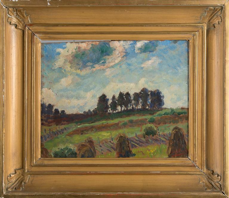 Alfred William Finch, Cloudy Landscape.