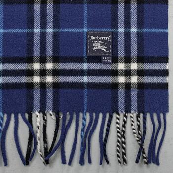Burberry, a wool and cashmere shawl.
