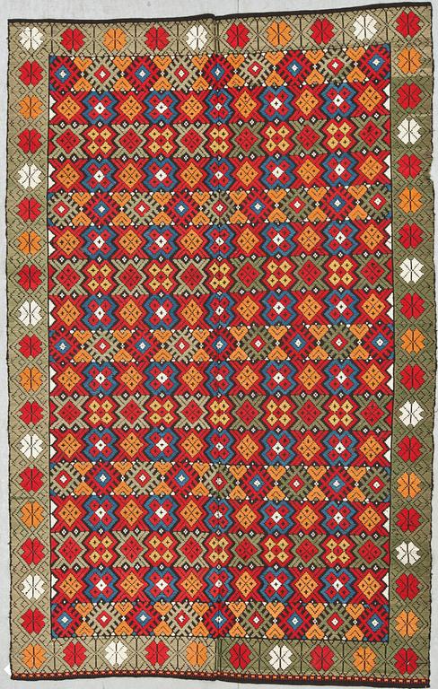 VÄVNAD, Skåne, 18/1900-tal. Ca 196 X 124 cm.