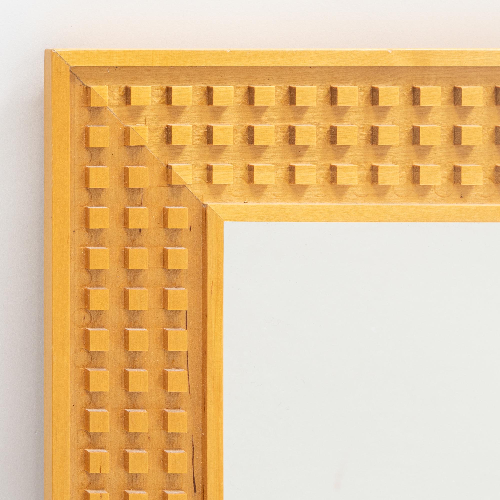 Susanne Tucker & Maurice Holland, spegel, Glas & Trä Hovmantorp, prototyp.