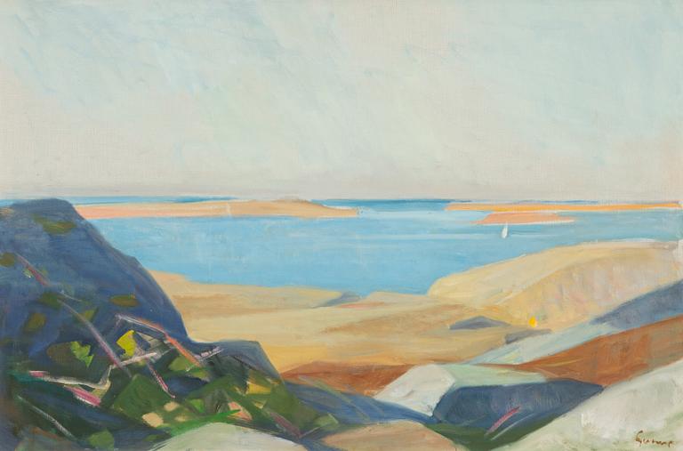 Carl Gunne, oil on canvas, signed.
