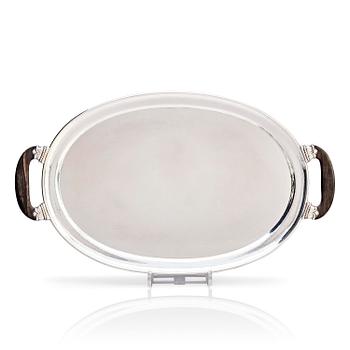 439. Georg Jensen, bricka, sterling silver, modell 80A, Danmark 1990-tal.