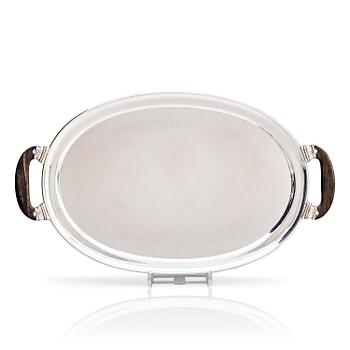 445. Georg Jensen, a sterling silver tray, model 80 A, Denmark 1990s.